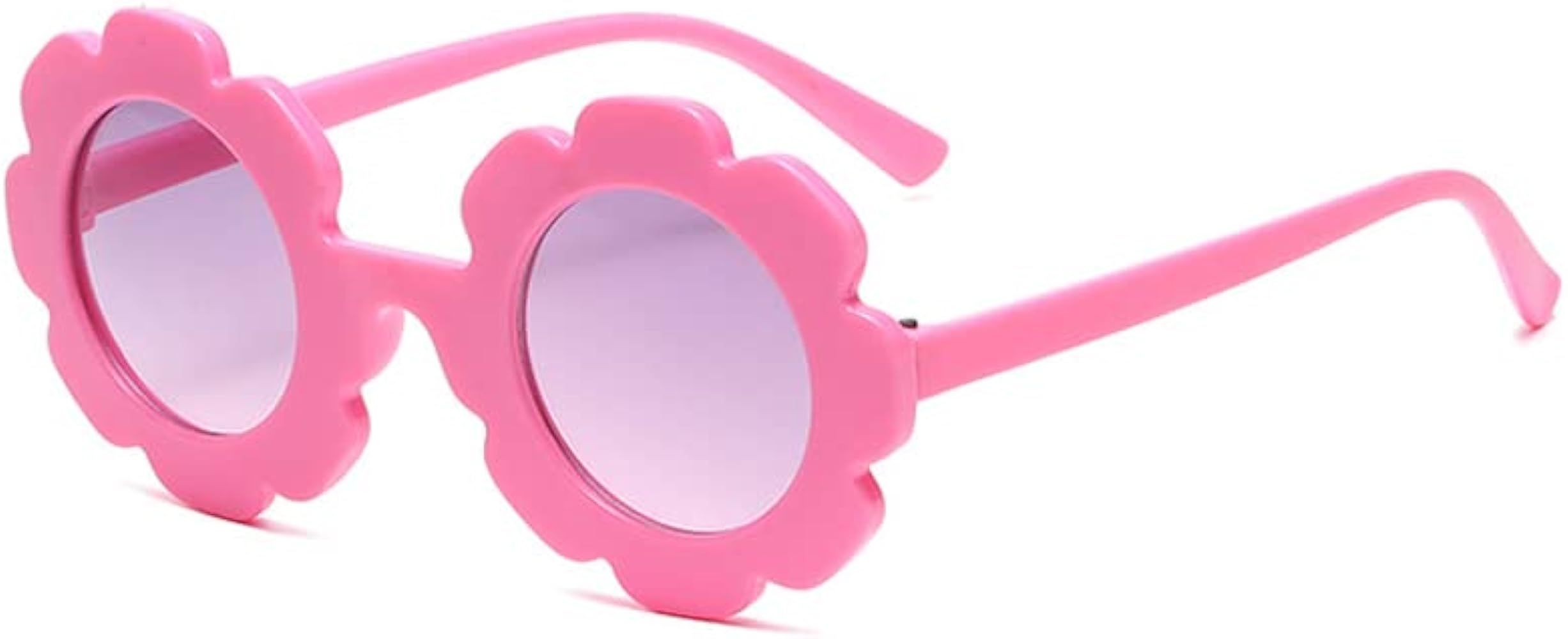 Toddle Girl Flower Round Shaped Sunglasses,UV Protection Outdoor Girl Boy Gifts Eyewear Sunglasse... | Amazon (US)