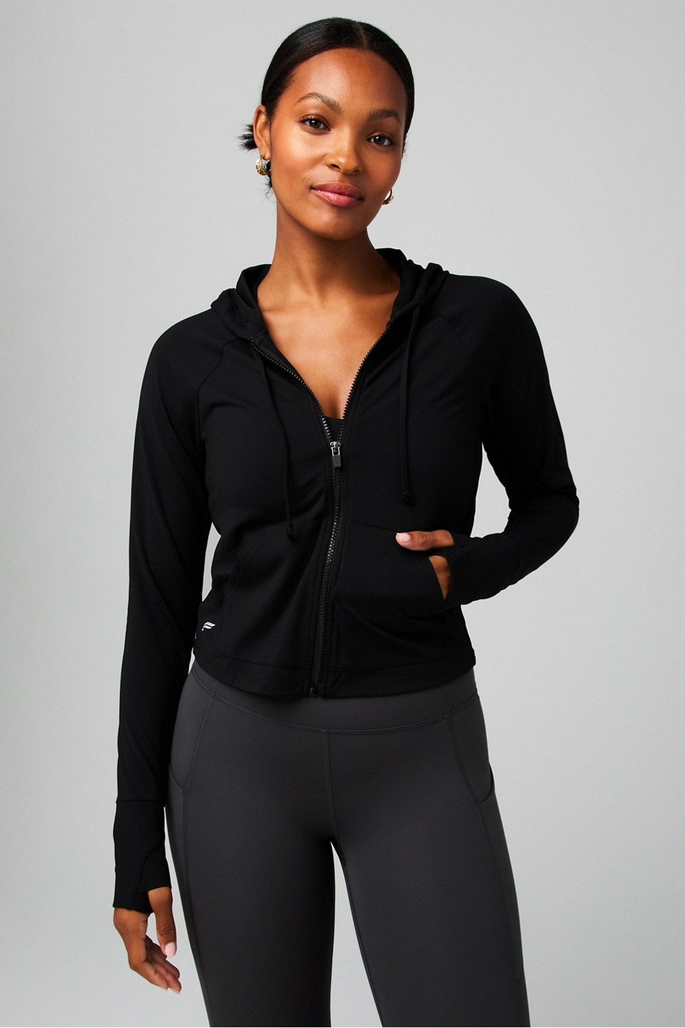 Oasis Cropped Hoodie | Fabletics - North America