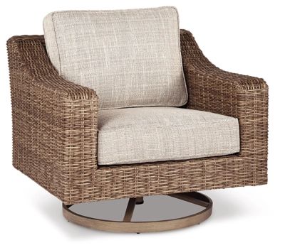 Beachcroft Nuvella Outdoor Swivel Lounge Chair | Ashley Homestore