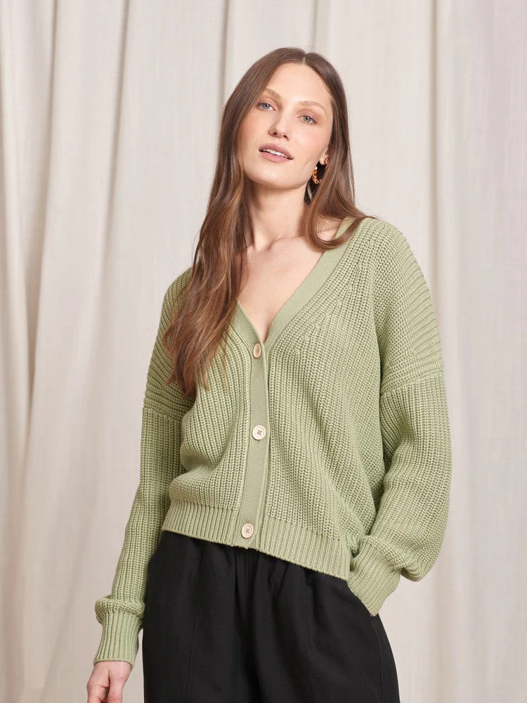 Shelter Cotton Cardigan Desert Sage | Tradlands