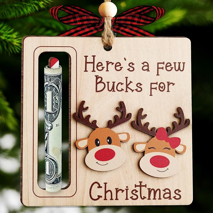 Christmas Money Holders for Cash - Heres a Few Bucks for Christmas Money Holder Ornament 2025 - F... | Amazon (US)