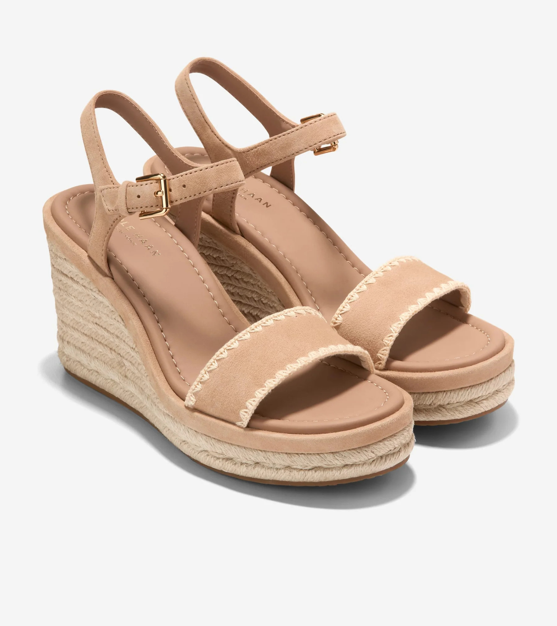 Women's Cloudfeel Asbury Espadrille Wedge Sandals in Beige | Cole Haan | Cole Haan (US)