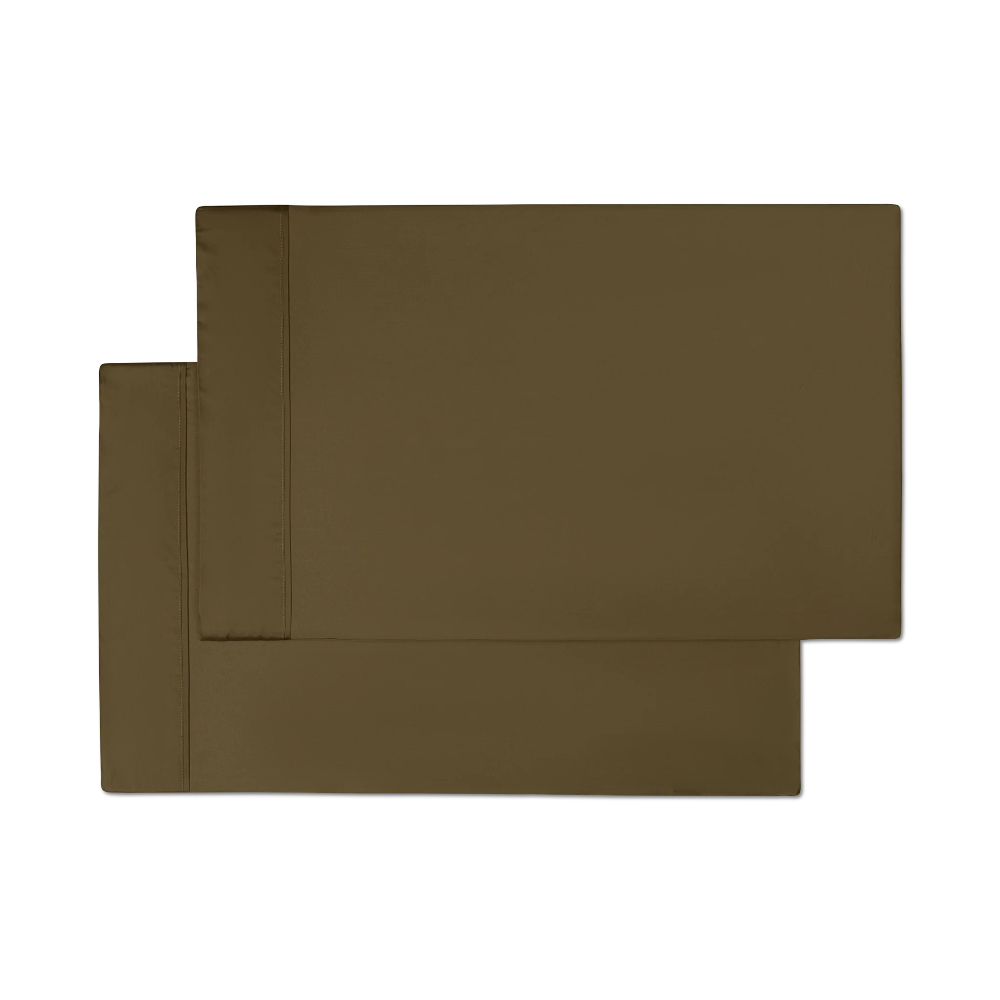 Sateen Pillowcase Set in Forest Green | BleuBully Bedding