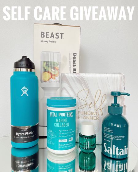Running a giveaway on my IG @iskra but wanted to share here as they are some of my fave self care products I think you’ll love! So here are the links to saltair Lagoona body lotion, phloria by phlur clean fragrence, vital proteins marine collagen, hydro flask 40oz and the beast blender it’s the most aesthetic👌 I wish I could link my planner on here but it’s on www.selffundingplanner.com 


#LTKfit #LTKhome #LTKunder100
