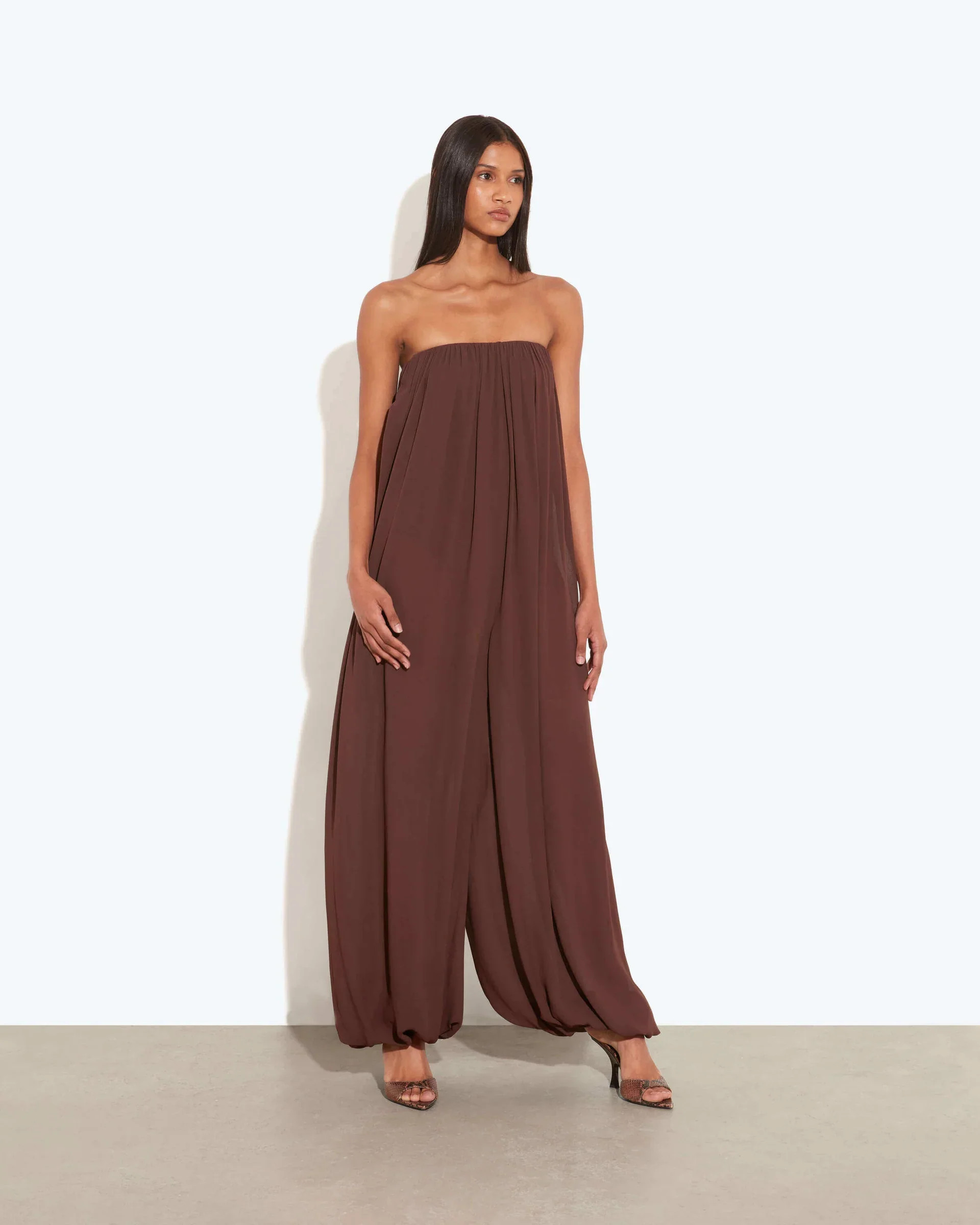 Sicily Jumpsuit Brown | Rat & Boa