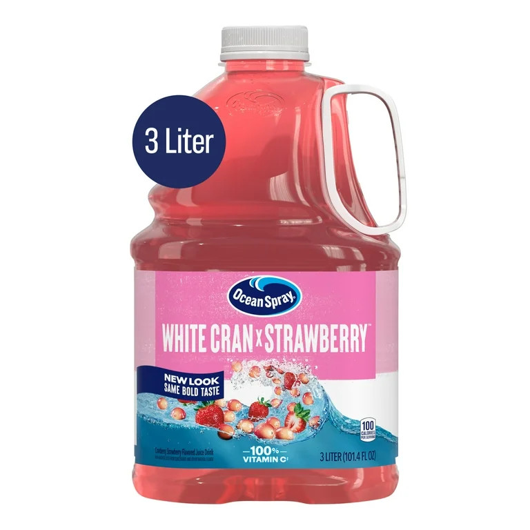 Ocean Spray® White Cran-Strawberry Juice Drink, 3L Bottle | Walmart (US)