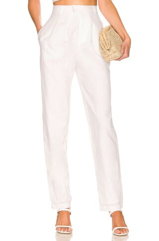 L'Academie The Alaina Pant in White from Revolve.com | Revolve Clothing (Global)
