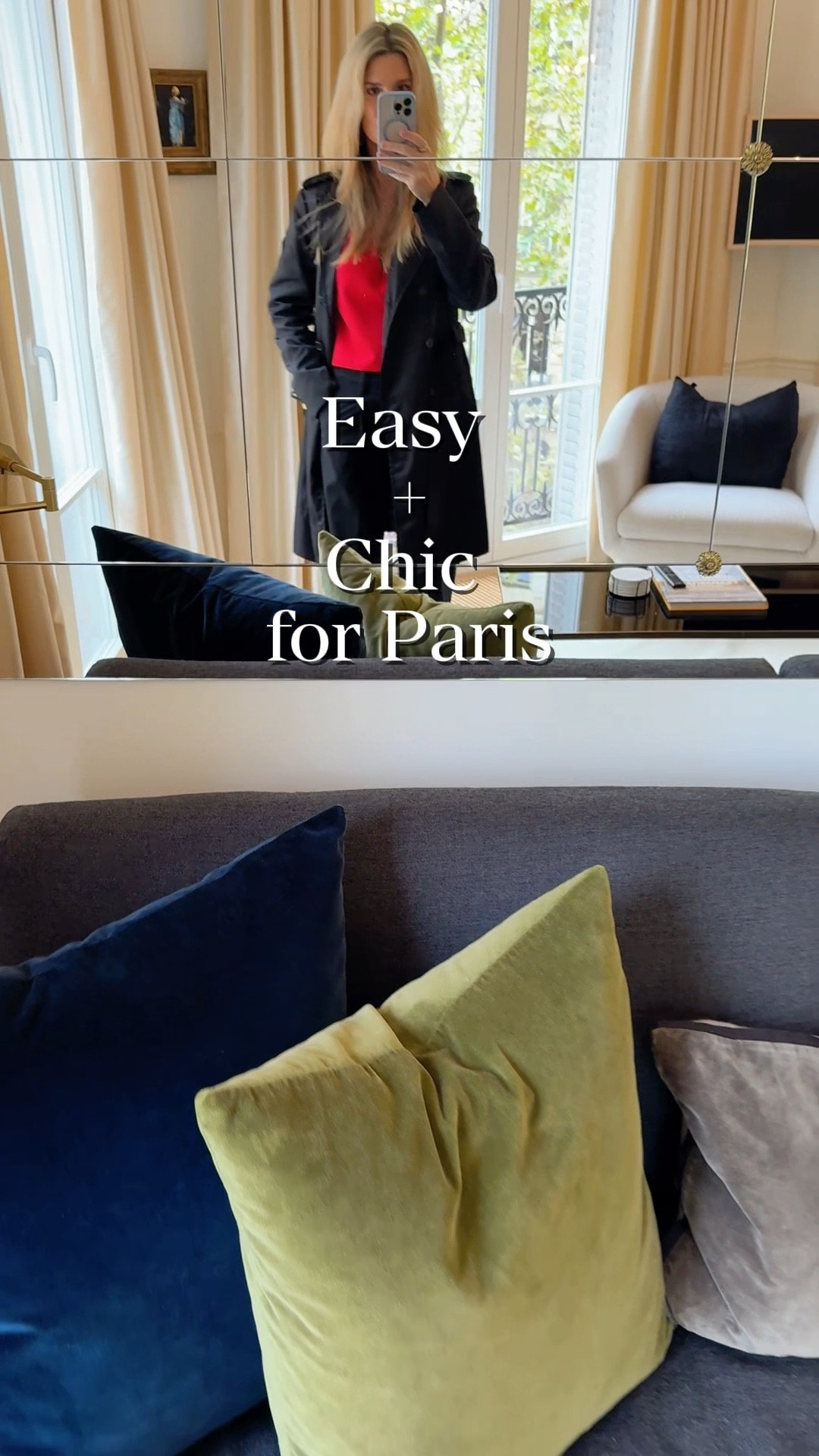 For day 2 in Paris I chose a red top (sold out), black trousers I love- they are an investment but so worth it imo. Gola sneakers, Dior mini saddle bag, and black trench coat- it was the perfect outfit

#LTKStyleTip #LTKFindsUnder100 #LTKTravel