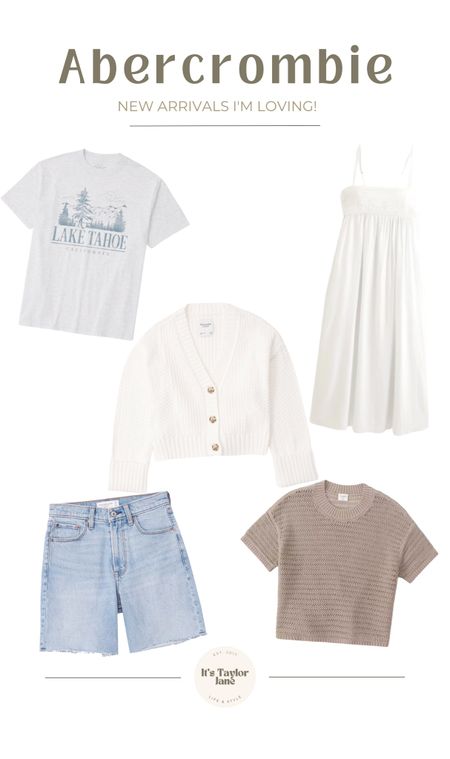 Abercrombie New Arrivals! Loving summer knits, oversized tees and white dresses! 

#LTKstyletip #LTKSeasonal #LTKFind