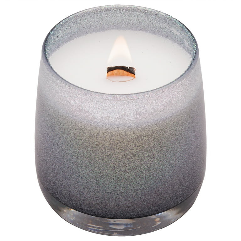 Better Homes & Gardens Wood 1-Wick Holiday Scented Glitter Jar Candle, Vanilla Allspice, 14.5oz. | Walmart (US)