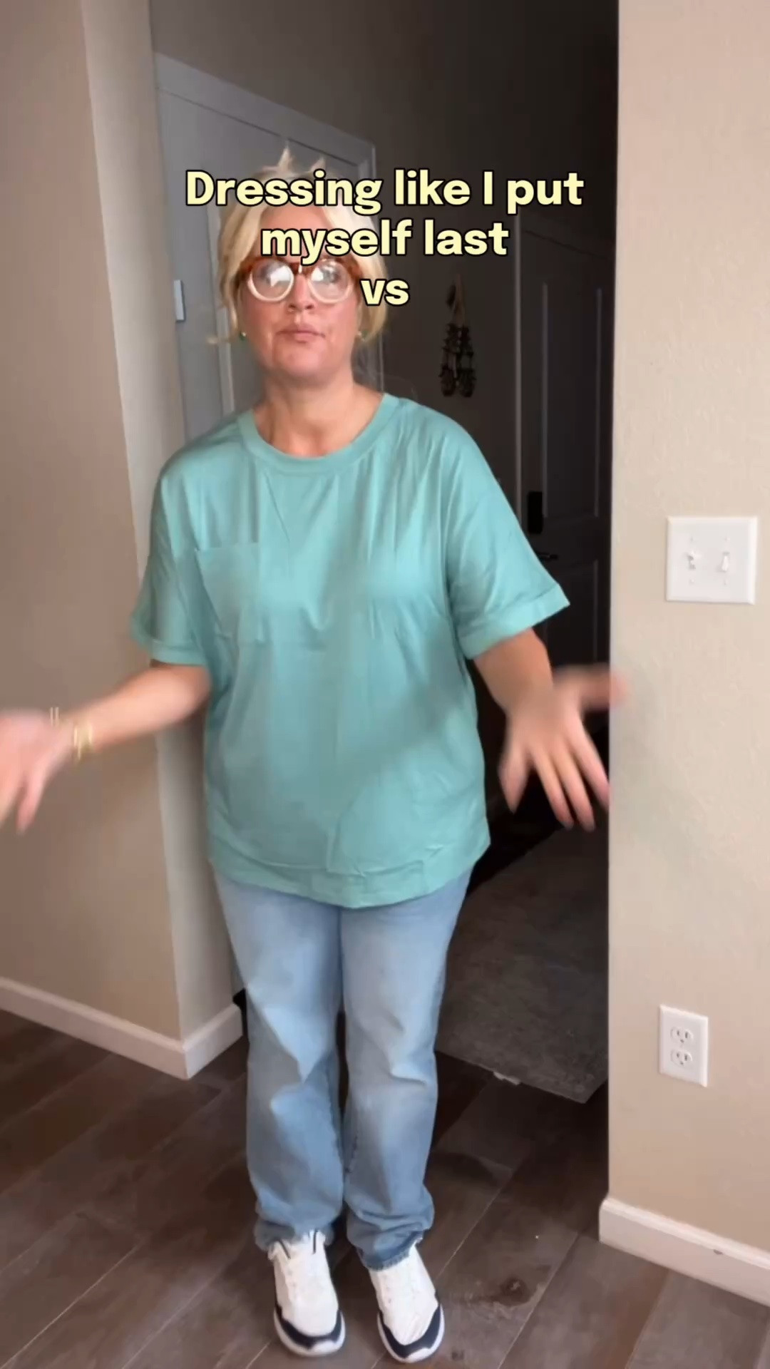 ✨Tap the bell, save and ❤️ start here over 40 fashion, midlife style, midsize fashion and luxury looks for less.  


⬇️Sizing information:
Medium top (size down if in between sizes.) 
Pants large (size up if in between sizes.)

We spend so much of our lives showing up for everyone else that it’s easy to put ourselves last. ❤️

But when we dress in a way that makes us feel good, something shifts. We stand taller, we show up differently, and people often respond differently too.

That’s exactly why I created Outfit Physics™: to help us get dressed with intention using LIFT • SKIM • BALANCE so we can feel more like ourselves again.

Not younger. Not thinner. Just more like us.

We deserve to look good, feel good, and take up space on our own list too. 🤍

👑 Helping you look good, feel good.-Lindsey Denver   Check back daily for belly-friendly style, confidence, and Outfit Physics™.

#LTKOver40 #LTKPlusSize #LTKMidsize
