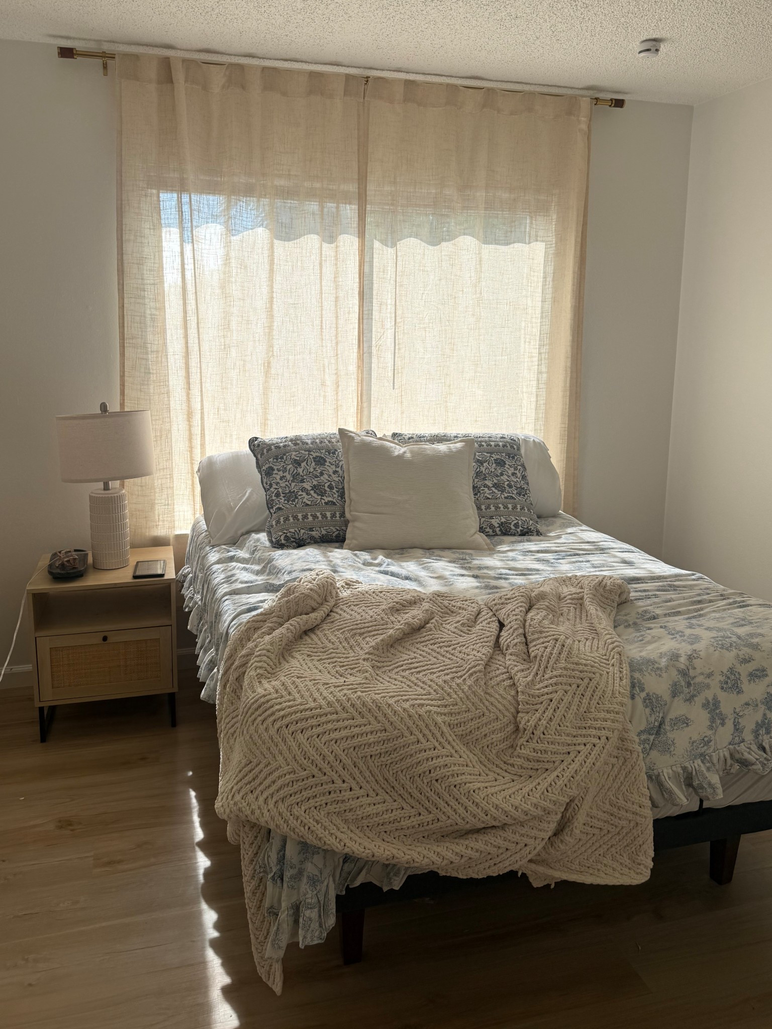 Cozy guest room makeover!! There’s still so much to do but I am loving it so far!! 