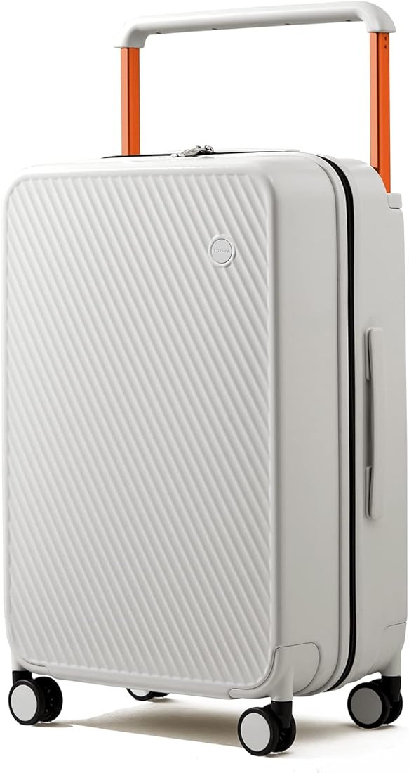 Mixi Carry On Luggage Airline Approved 20'' Lightweight Luggage Wide Handle PC Hardshell Suitcase... | Amazon (US)