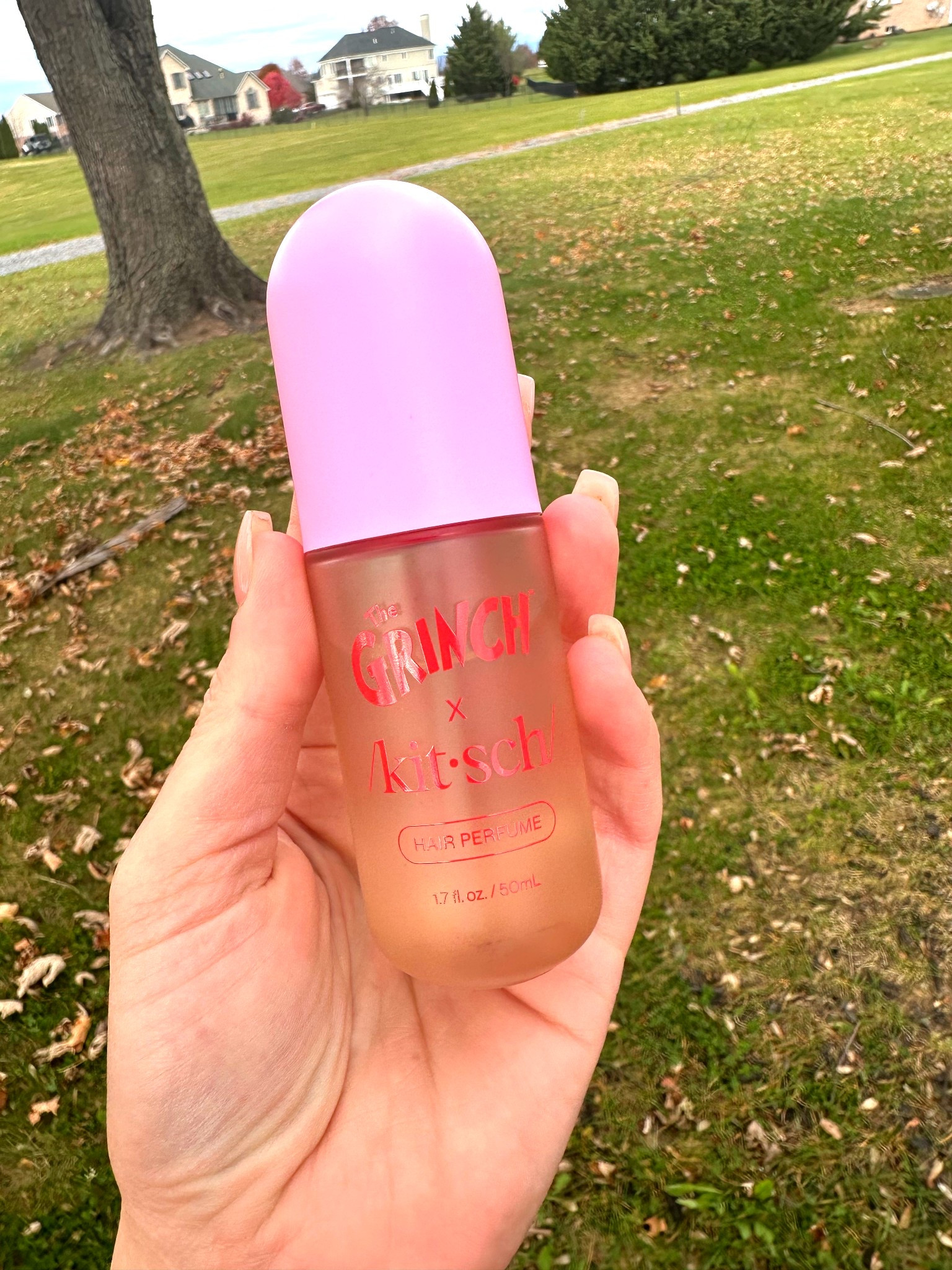 A little holiday treat for your hair! The Grinch × Kitsch hair perfume is the cutest stocking-stuffer size and leaves hair smelling fresh and soft 🎁 feels like you are wrapped up in a warm sugar cookie hug! Honestly this whole collection and holiday kitsch is a vibe! 



#LTKmorningroutine #LTKGiftGuide #LTKHoliday