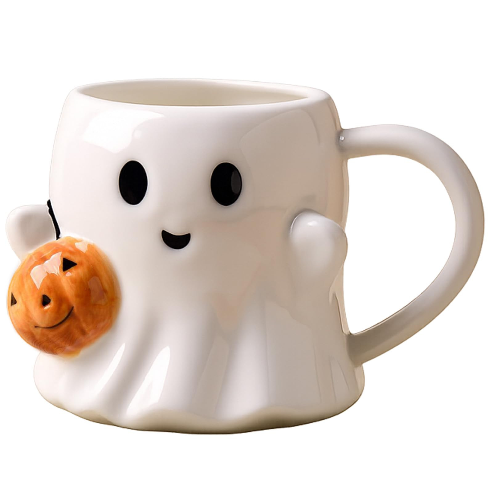 J.Ehonace Spooky & Cute 20 oz White Ceramic 3D Ghost Shaped Coffee Mug – Fall/Halloween Themed ... | Amazon (CA)