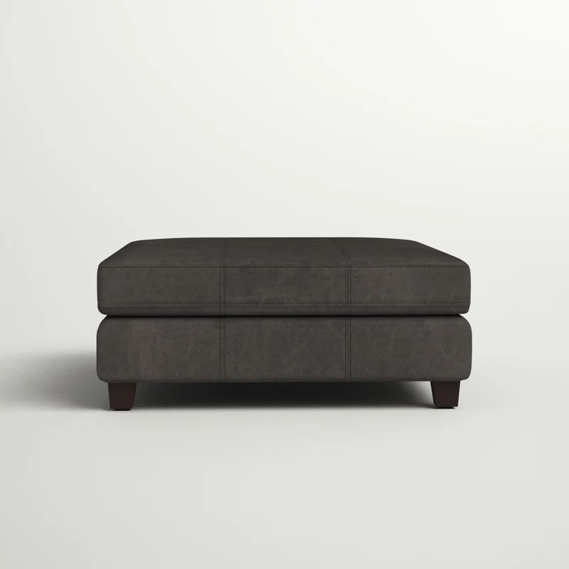 Annlynn Faux Leather Ottoman | Wayfair North America