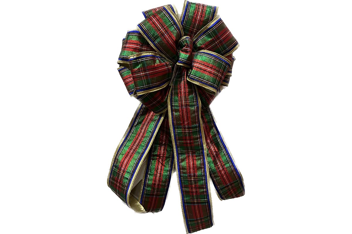 Classic Christmas Plaid Bow | Lucy's Market
