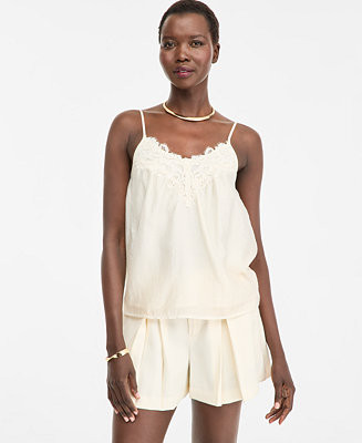 Women's Lace-Trim Camisole | Macy's