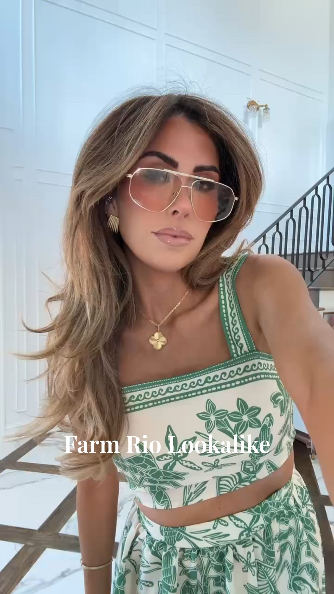 I’m wearing a size small in this two piece set! It looks like Farm Rio! 

Amazon finds, Amazon lookalike, Amazon set, Amazon two piece set, Two piece set, Farm Rio lookalike, Farm Rio dupe, Green two piece set, Skirt, Beach vacation outfits, Emily Ann Gemma

#LTKStyleTip #LTKTravel #LTKFindsUnder50