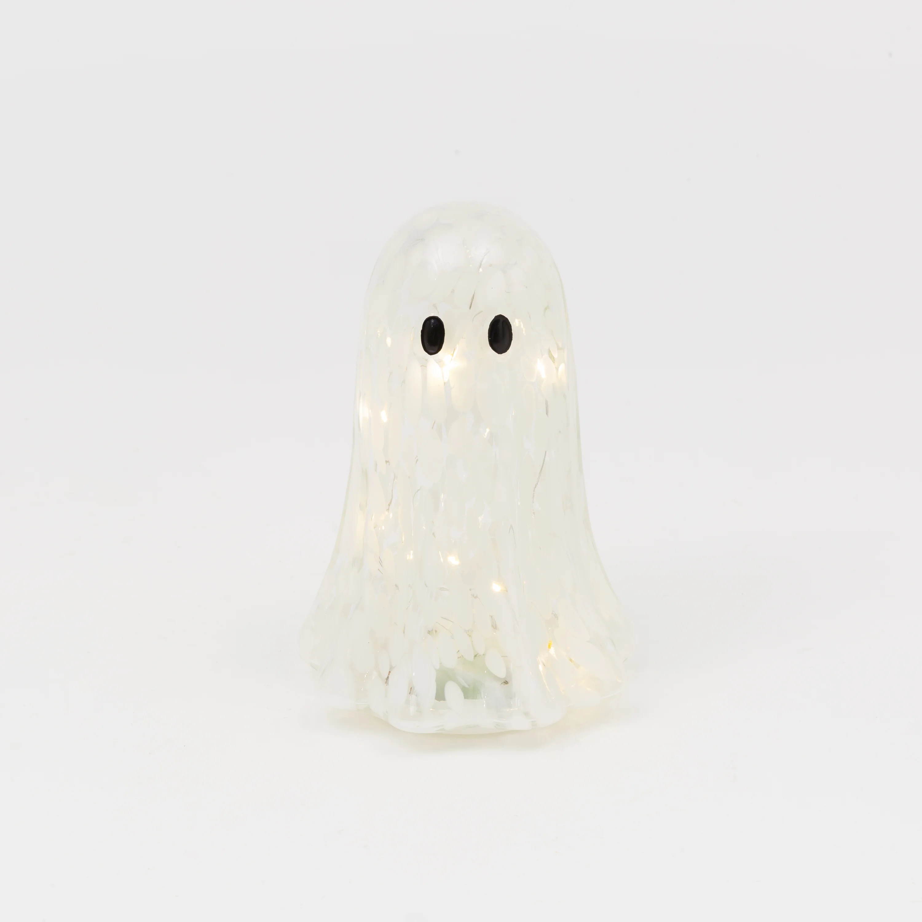 Lighted Glass Halloween Ghost with Timer 6.3"H | Wayfair North America