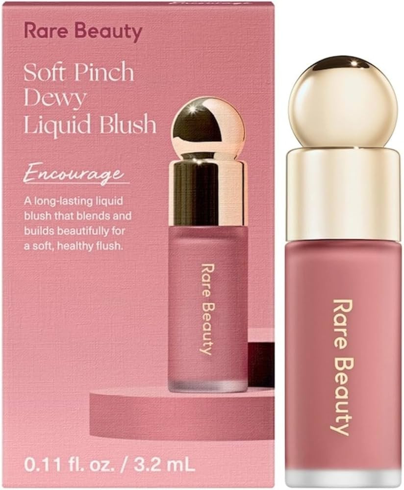 Rare Beauty by Selena Gomez Soft Pinch Liquid Blush Mini Size - Encourage - Soft Neutral Pink | Amazon (US)
