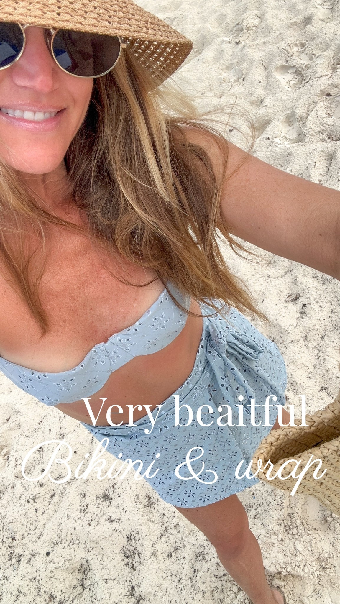 This might be one of my all time favorite bikinis. I sized up ..to medium in top and bottom. And small in skirt #bikini #summer