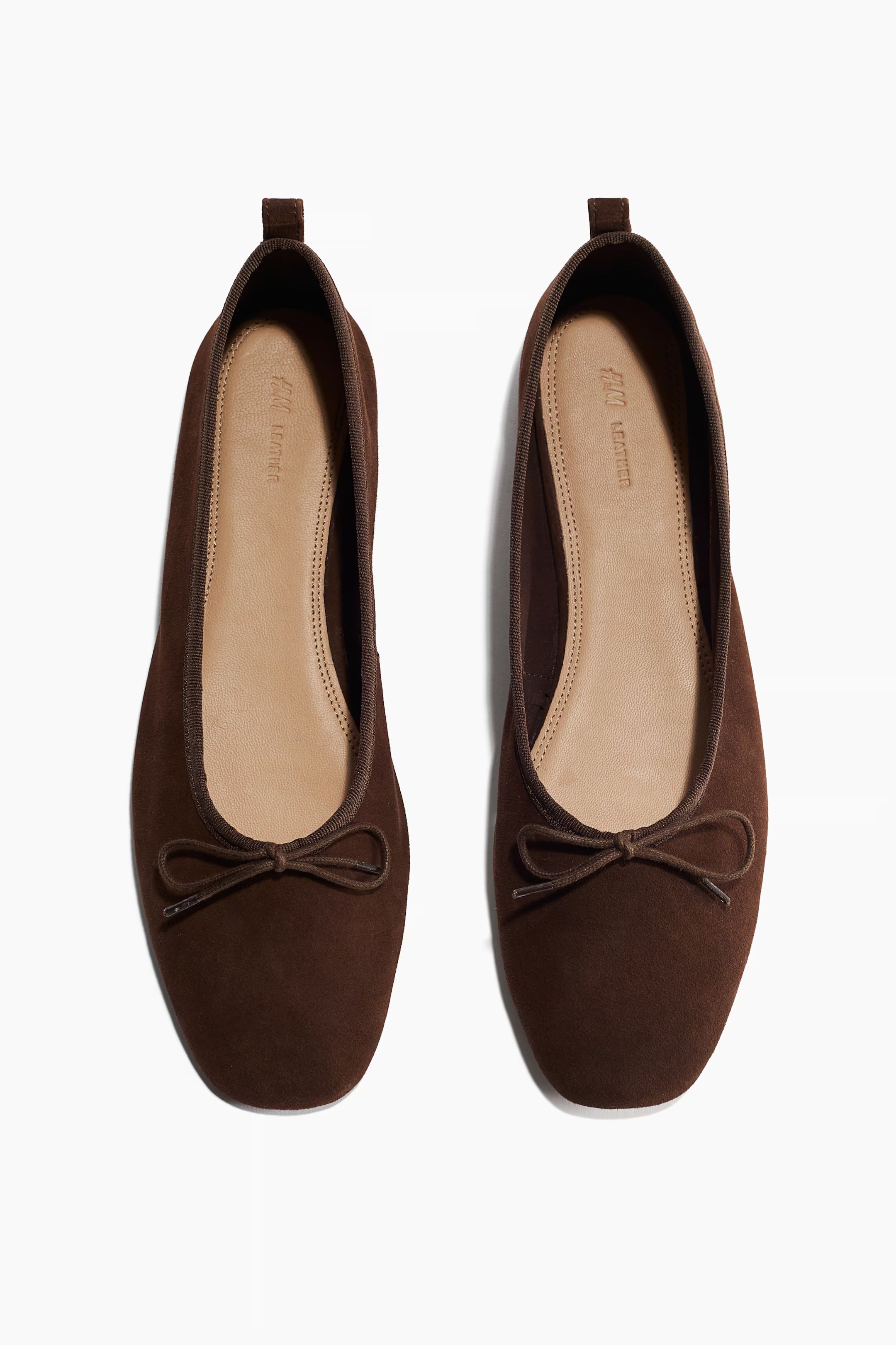 Leather Ballet Flats | H&M (US + CA)