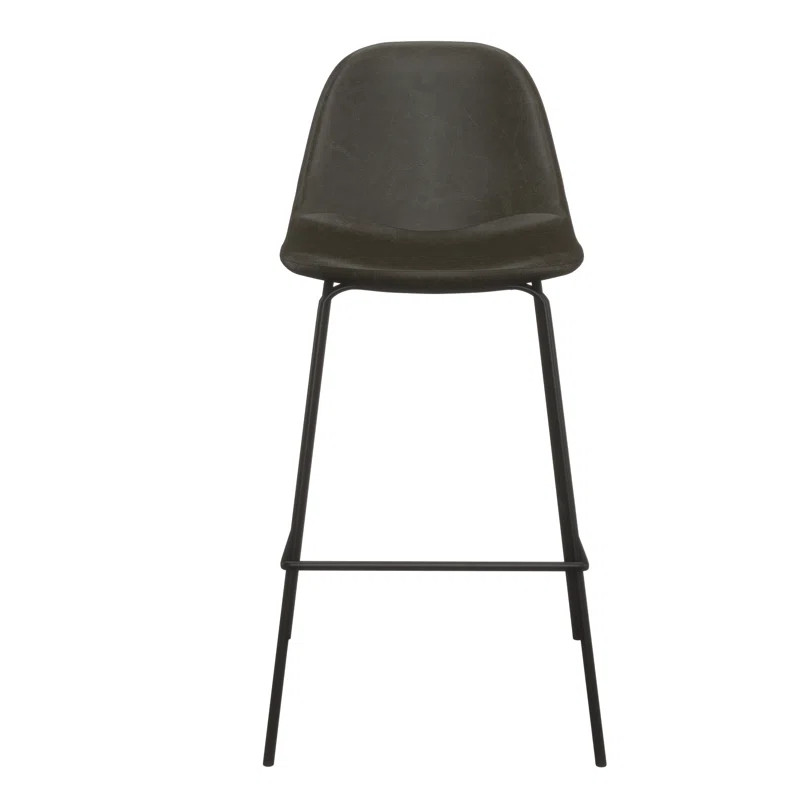 Kody Vegan Leather Bar & Counter Stool (Set of 2) | Wayfair North America