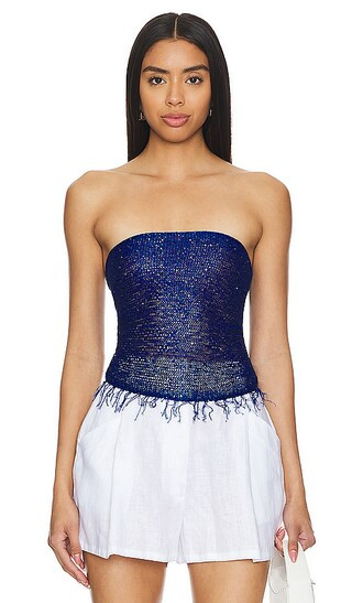 x REVOLVE Elsa Top in Midnight Sequin | Revolve Clothing (Global)
