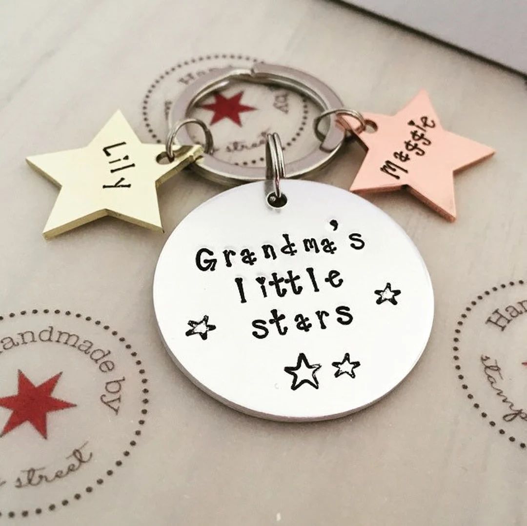 Grandma Gift, Granny Gift, Gifts for Grandma, Personalised Nanny Keyring, Mothers Day Gifts, Gran... | Etsy (US)
