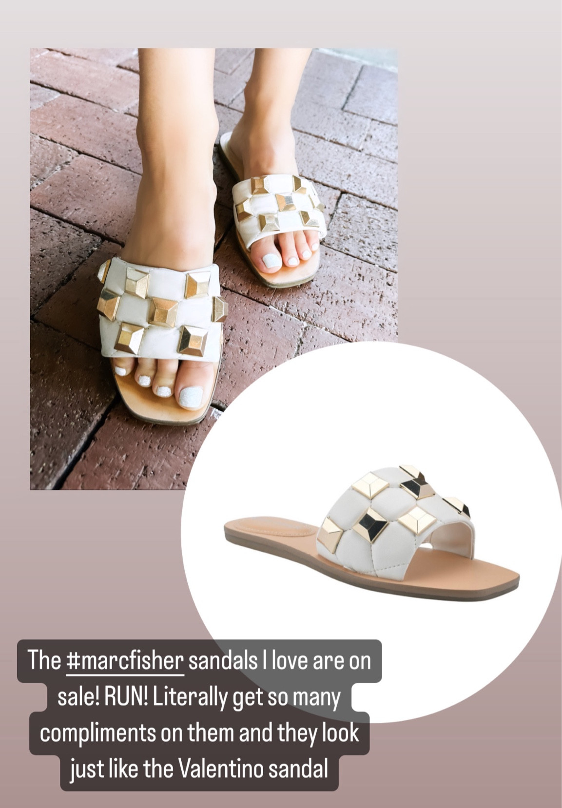 The #marcfisher sandals I love are on sale!! RUN! Literally get so many compliments on these and they look just like the Valentino sandal

#LTKshoecrush #LTKSale #LTKsalealert
