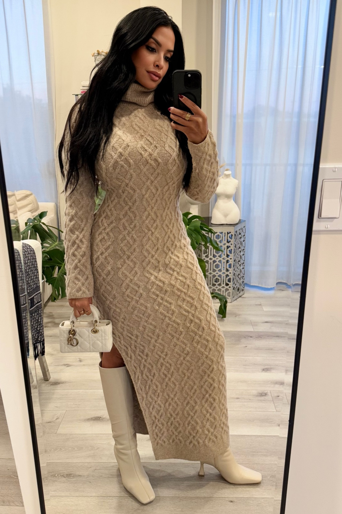 Sweater dress weather!!! And this one is so warm!!! This sweater dress is sold out but i added some similar ones!