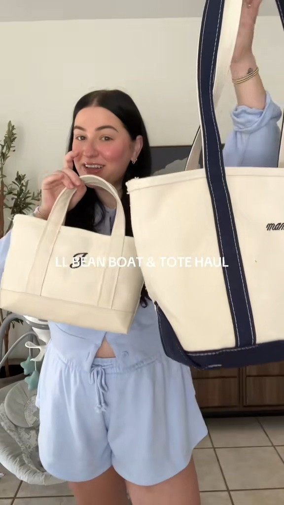 LL Bean boat & tote haul! Perfect summer bag or mom bag! 

#LTKFindsUnder50 #LTKFamily