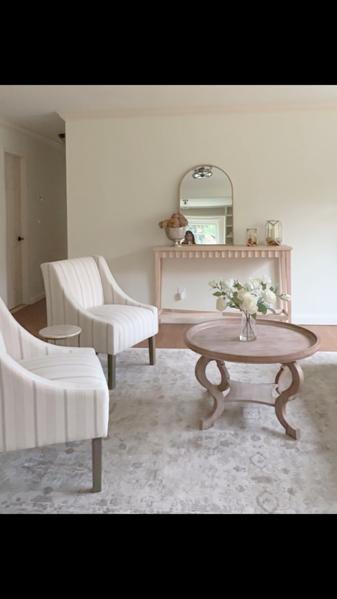 Creating a warm inviting, classic and neutral living room - staged and styled for buyers to see the potential of the space ✨

One of my favorite rugs with neutral
colors and a subtle pattern that works so well in so many spaces —  I have it in 3 sizes!

#LTKHome