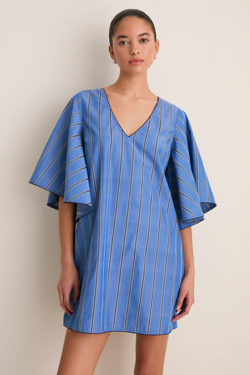Blue Indigo Stripe Diane Dress | Tuckernuck (US)