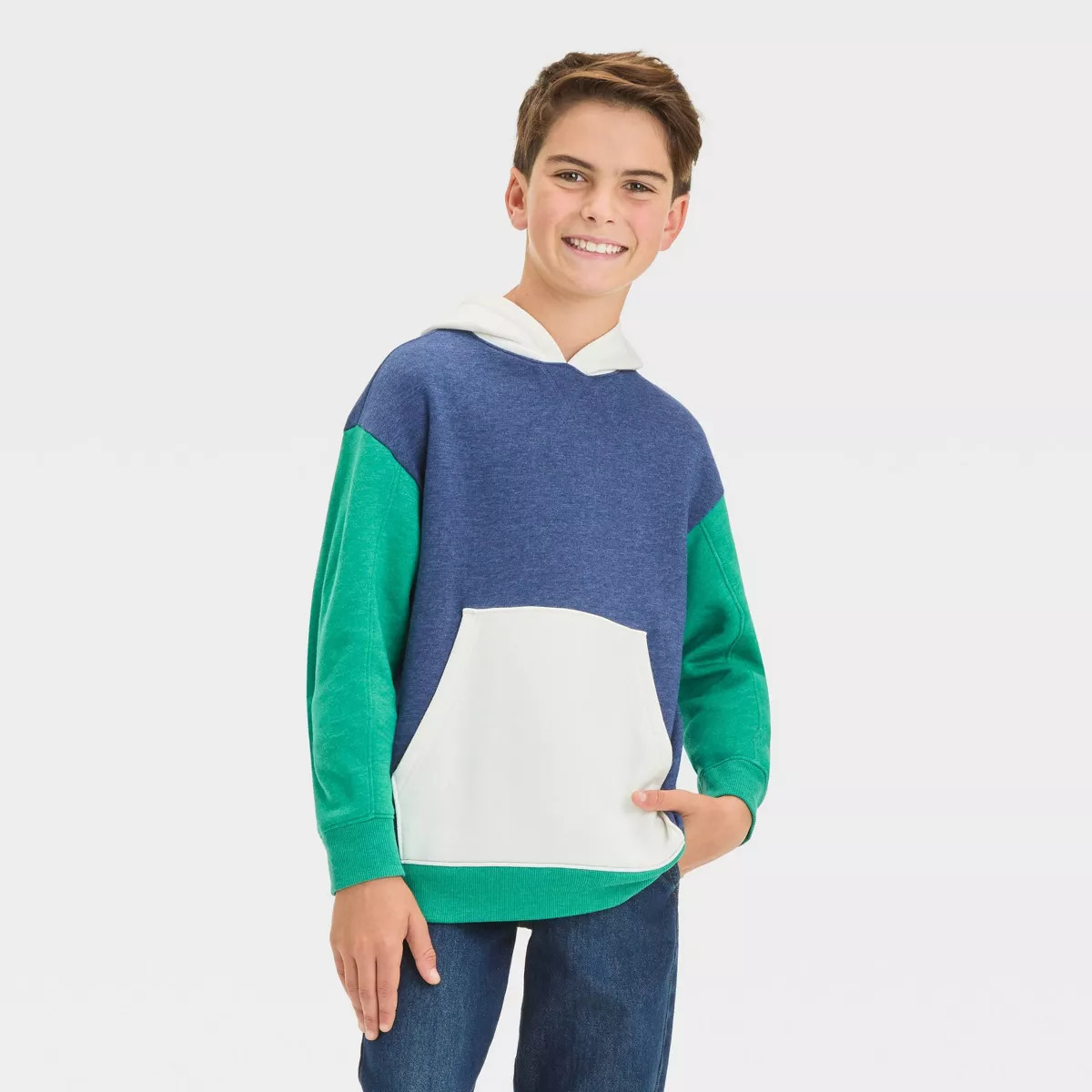 Boys' Fleece Pullover Sweatshirt - Cat & Jack™ | Target