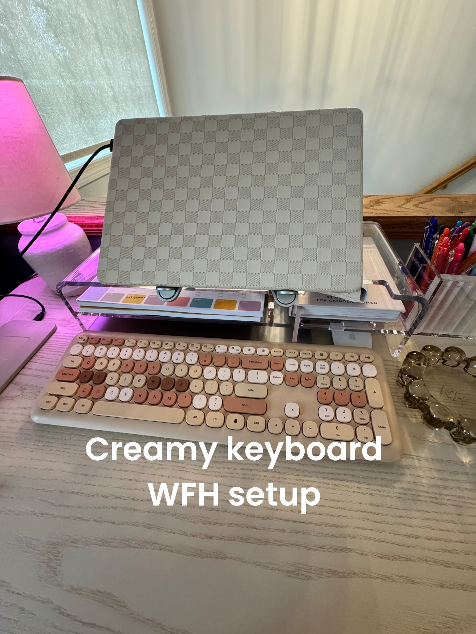 Typing on this is so satisfying. It comes with a matching mouse, usb c converter and batteries.

#LTKWorkwear #LTKHome #LTKSaleAlert