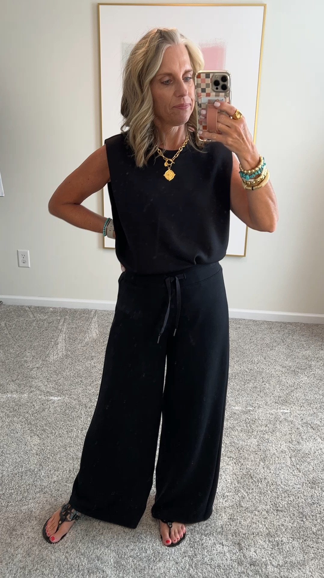 The muscle tee is included in the End of Summer Sale. Such a great closet staple. Mix it with the wide leg pants, AirEssentials skort, shorts, or any other bottom 
I’m wearing small 

#LTKSaleAlert #LTKOver40 #LTKFindsUnder100