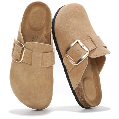 Project Cloud 100% Genuine Leather Clogs for Women 2026(Manchstr_W,BGE,7.5) | Amazon (US)
