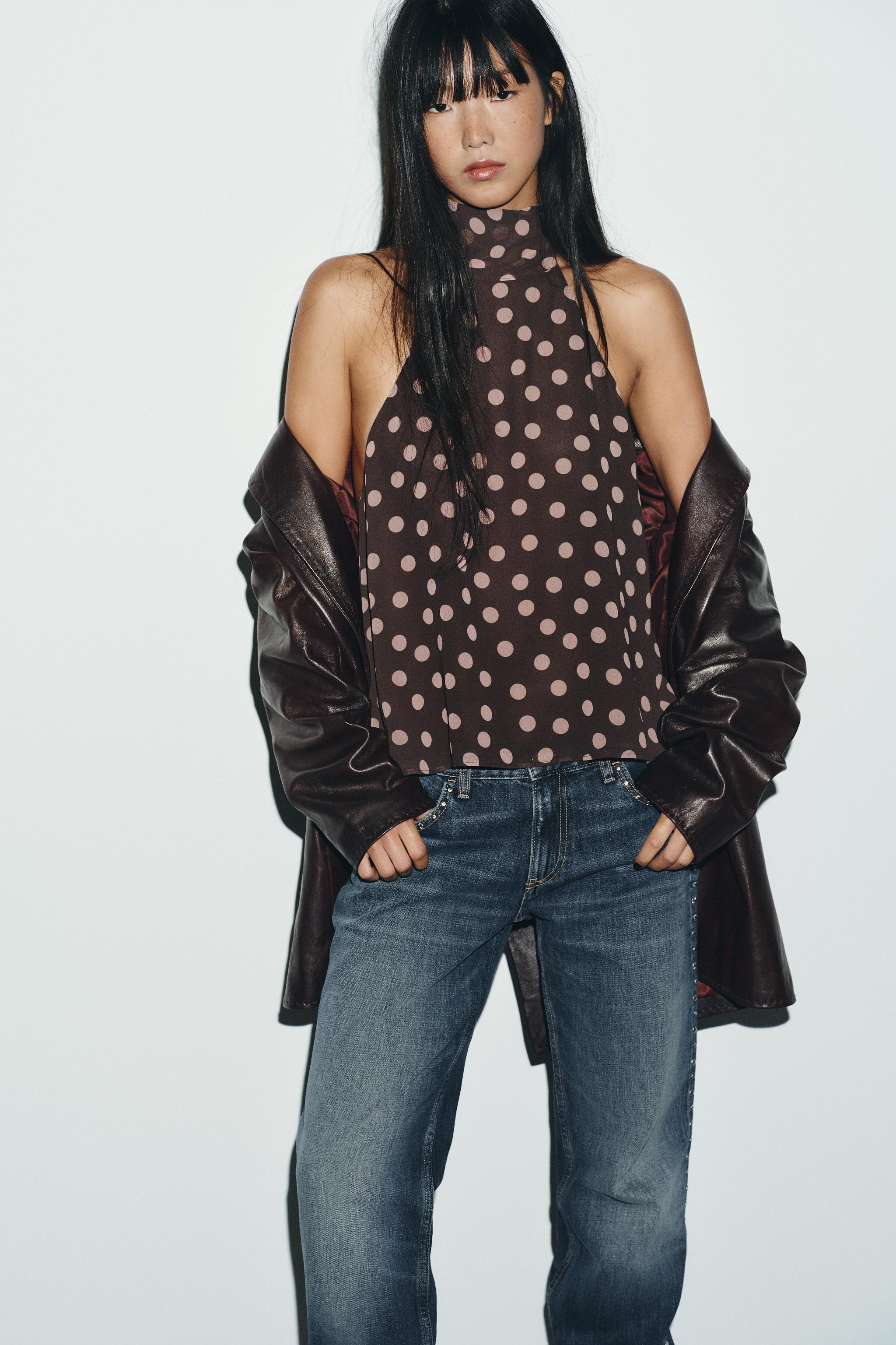 TIED HALTER TOP | Zara US