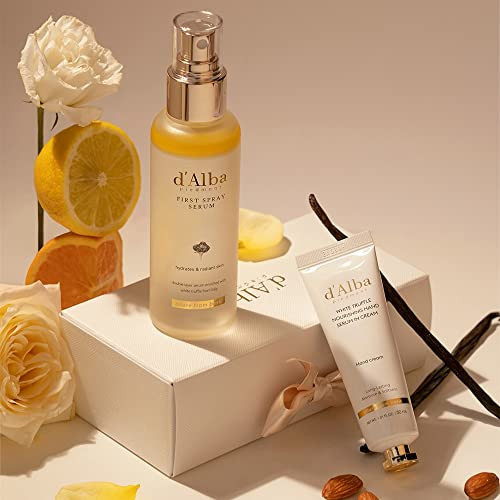 d'alba Piedmont All About Korean Skin Care, Gift Set for White Truffle First Spray Serum & Nourishing Hand Cream, Gift Sets for women | Amazon (US)