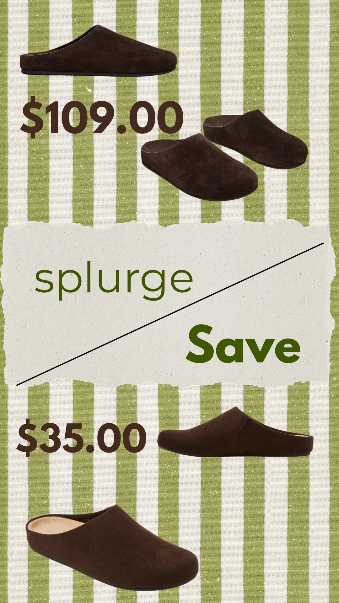 Brown suede clogs are a everyday stable of my winter wardrobe. 
Splurge or save both are great brown clogs. #winterwardrobe 

#LTKSeasonal #LTKFindsUnder50
