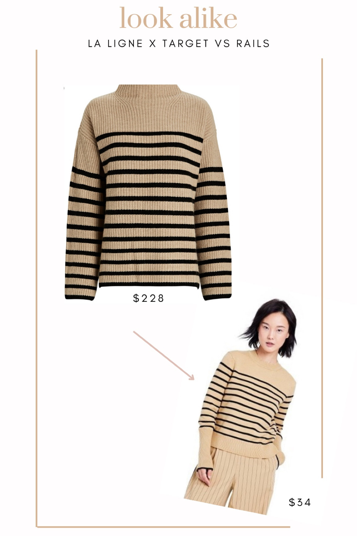 Sweater weather with a Rails look alike a La Ligne x Target collab 

Fall
Camel sweater
La Ligne 
Target 
Rails

#LTKHalloween #LTKunder50 #LTKSeasonal