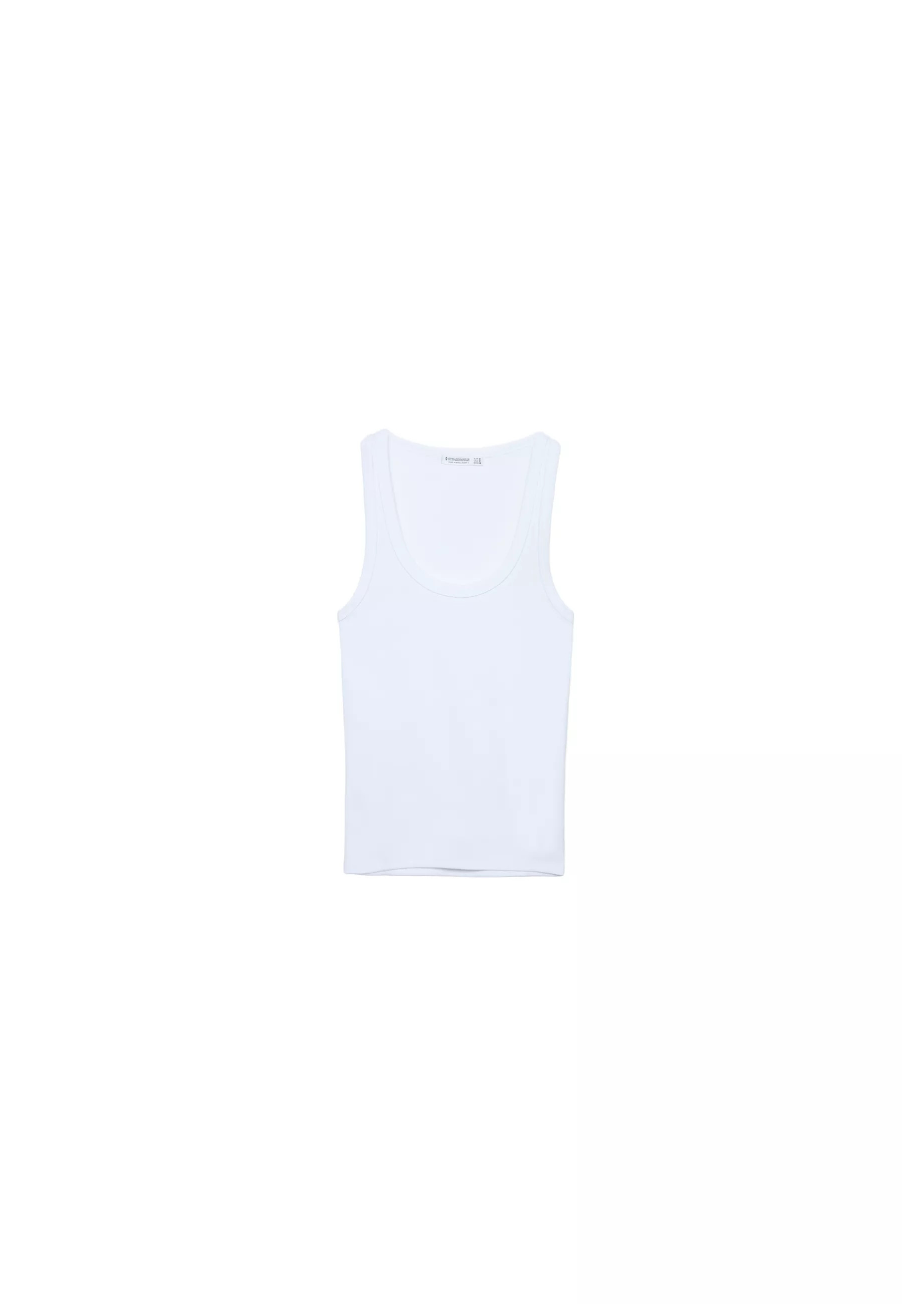 Basic strappy top - Women's T-shirts | Stradivarius United Kingdom | Stradivarius (UK)