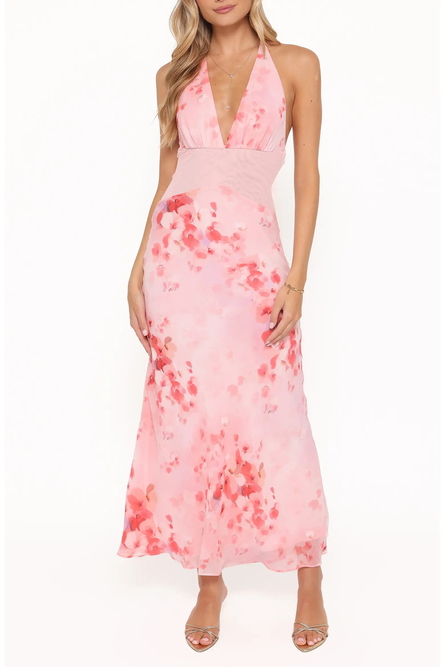 Gwyneth Halter Neck Maxi Dress (Women) | Nordstrom | Nordstrom