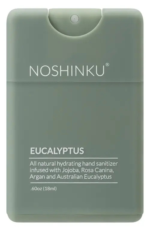NOSHINKU Refillable Rejuvenating Travel Size Hand Sanitizer in Eucalyptus at Nordstrom, Size 0.6 Oz | Nordstrom