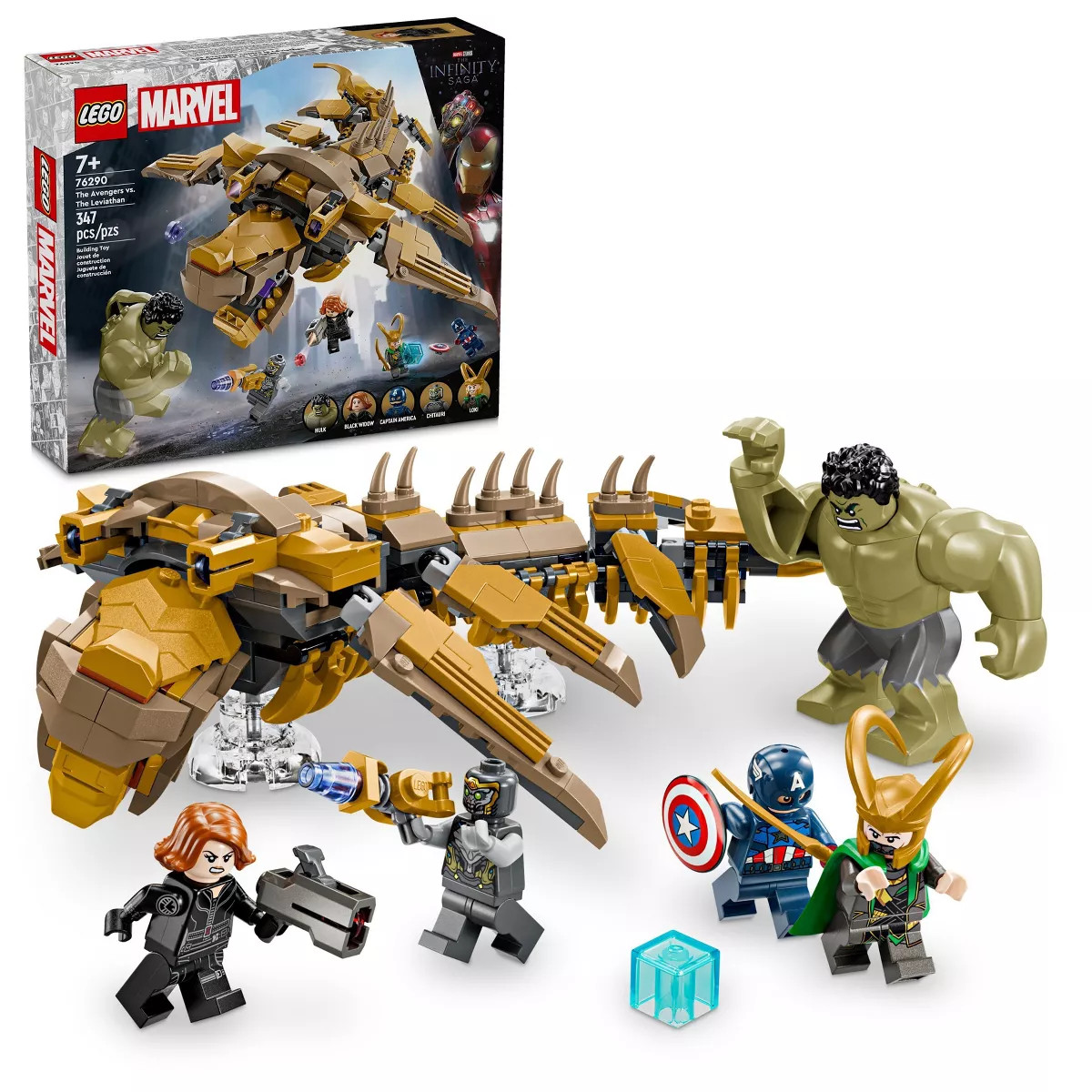 LEGO Marvel The Avengers vs. The Leviathan Superhero Toy 76290 | Target