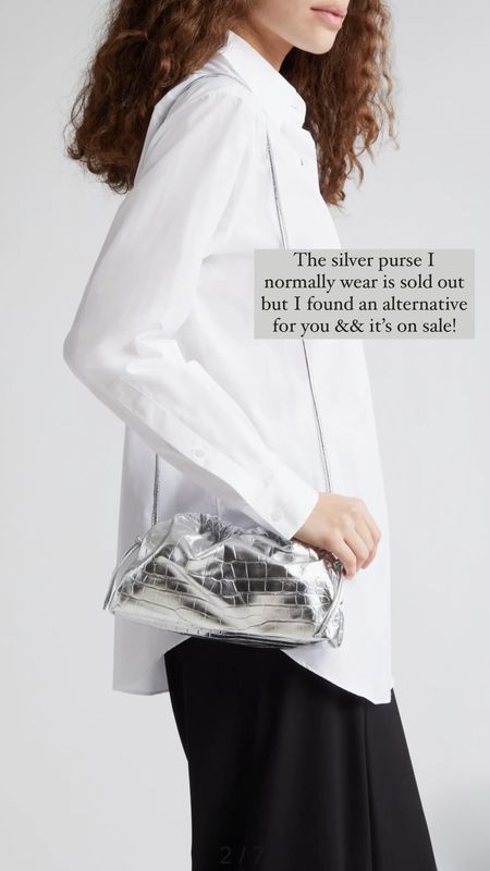The silver purse I normally wear is sold out but I found an alternative for you && it’s on sale! Can be styled so many ways. 

Silver purse, small purse, sale, The Stylizt 



#LTKsalealert #LTKitbag #LTKstyletip