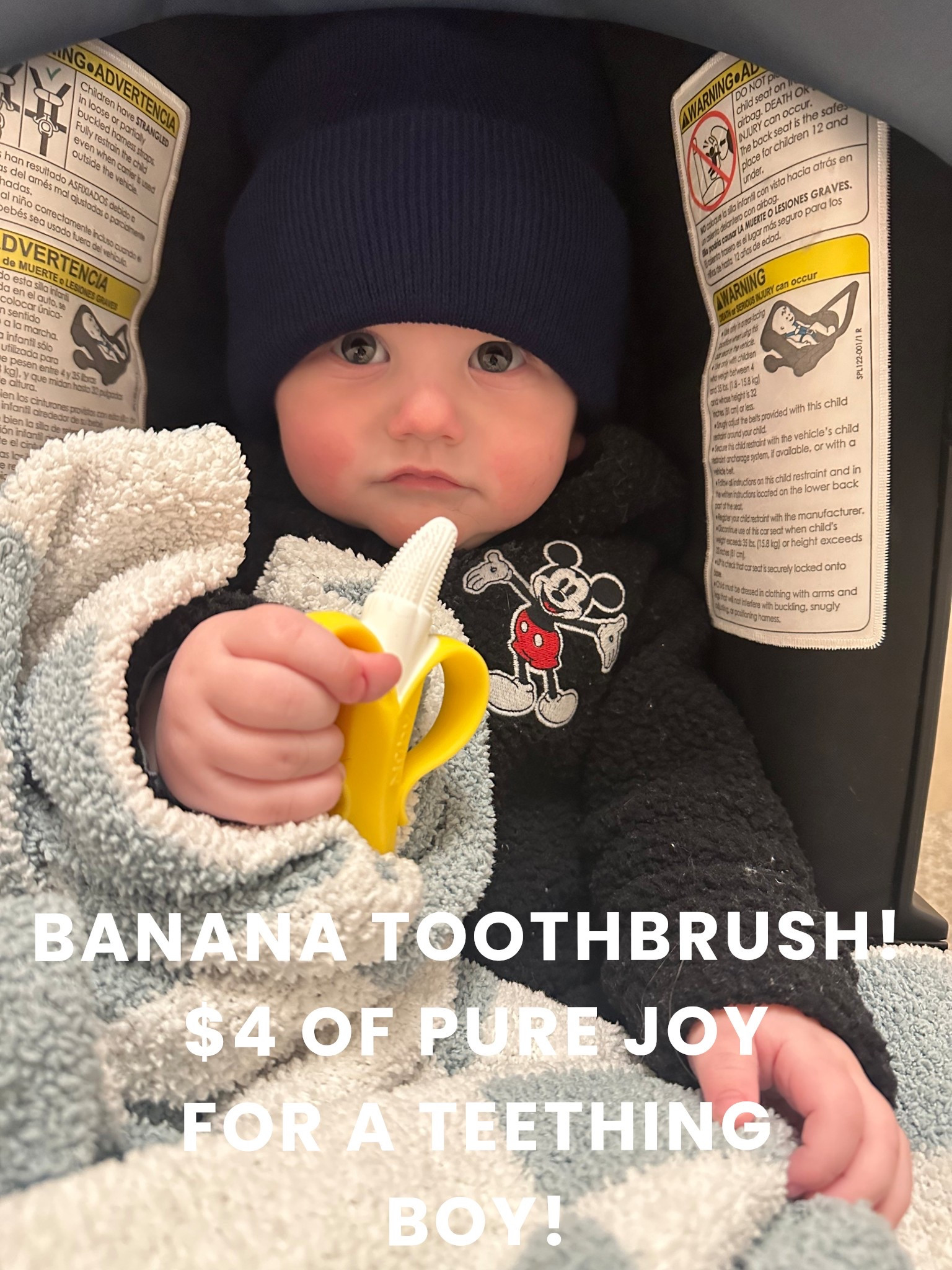 My baby boy (7 months old) has a lot of teeth coming in — daily edit cover from Found by Em