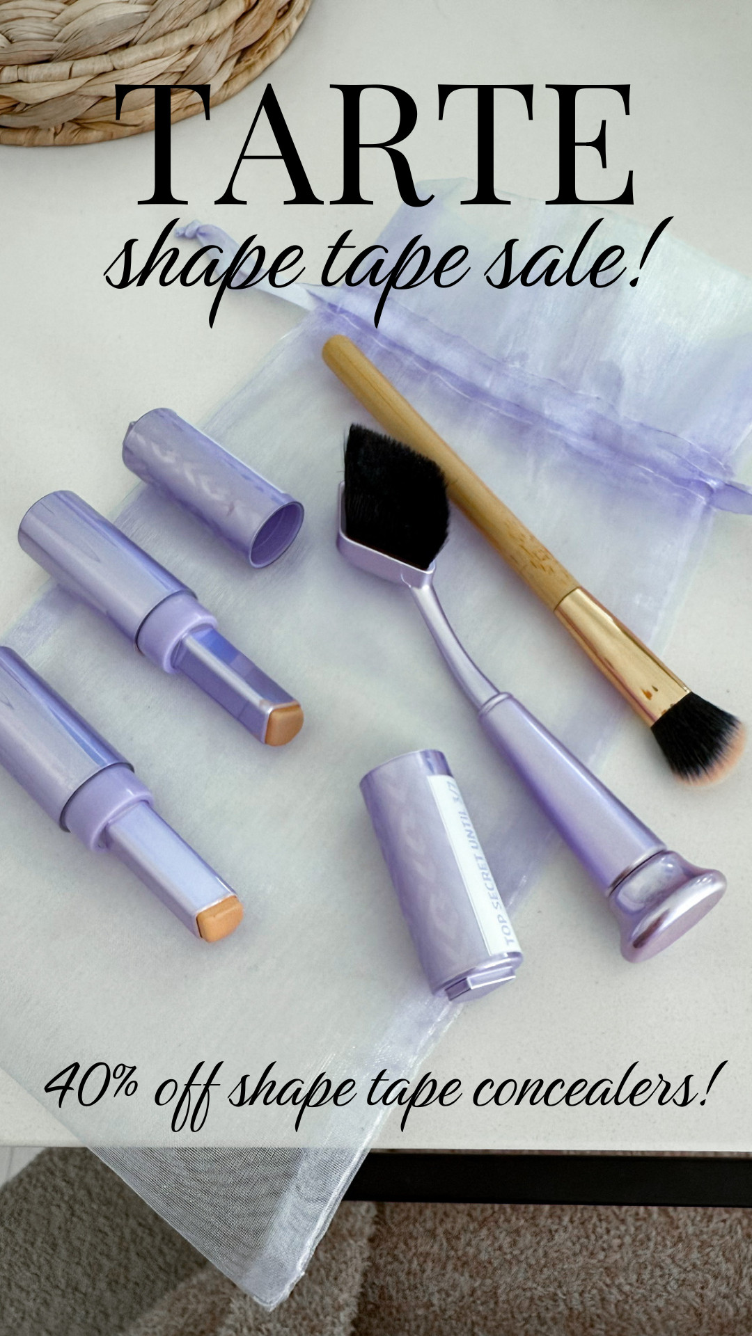 40% off shape tape concealers at Tarte!  

 #LTKSaleAlert #LTKFindsUnder50 #LTKBeauty